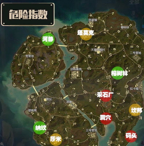 绝地求生刺激战场热情雨林高级资源点位置在哪 高级资源点分布坐标汇总[多图]图片8