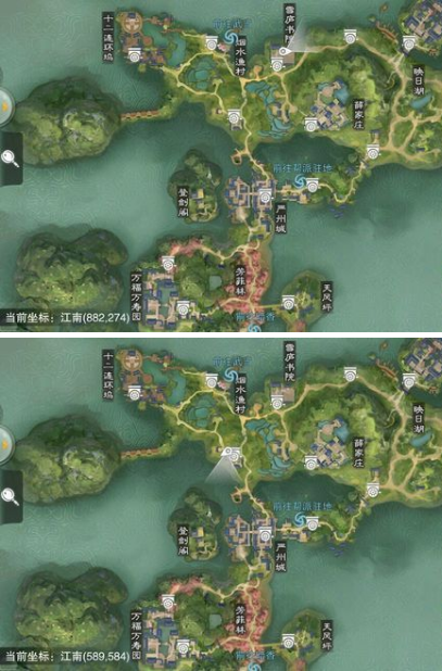 《楚留香》10月10日打坐位置分享 10月10日坐观万象打坐位置一览[多图]