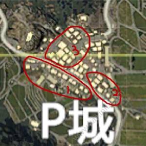绝地求生刺激战场P城打法推荐 P城资源分布介绍图片1