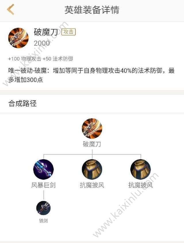 王者荣耀4件上场率极低装备一览 4件上场率极低装备属性详解[多图]图片2