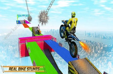 不可能的摩托车轨道中文游戏安卓版（bike impossible tracks race）图片3