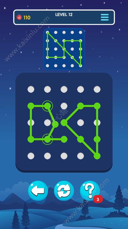 天空画线游戏官方网站下载安卓版（Sky Lines  Puzzle Game）图片3