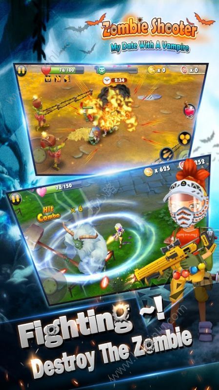 僵尸射手僵尸大作战手机安卓版游戏下载中文版（Zombie Shooter Zombie.io）图片3