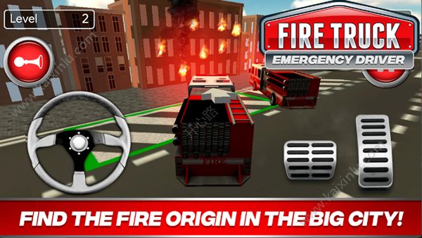 消防车应急司机手机游戏下载中文版（Fire Truck Emergency Driver）图片1