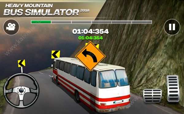 重型山地客车模拟器2018手机游戏下载中文版（Heavy Mountain Bus Simulator 2018）图片1