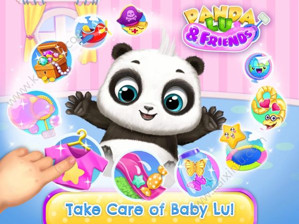 熊猫路和朋友疯狂游乐场手机游戏下载中文版（Panda Lu & Friends）图片3