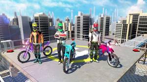 自行车屋顶挑战3D手机游戏下载中文版（Bike Stunts 3D Rooftop Challenge）图片2