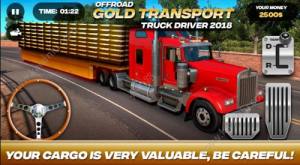越野黄金运输卡车司机手机游戏中文版（Offroad Gold Transport Truck Driver）图片3