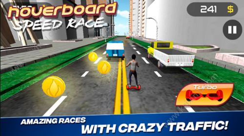 滑板速度竞赛手机游戏中文版（Hoverboard Speed Race）图片3