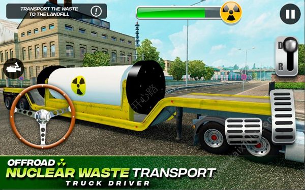 核废料运输卡车司机手机游戏中文版（Offroad Nuclear Waste Transport Truck Driver）图片2
