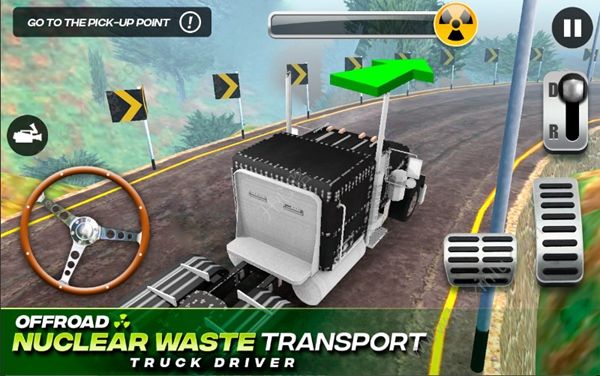 核废料运输卡车司机手机游戏中文版（Offroad Nuclear Waste Transport Truck Driver）图片3