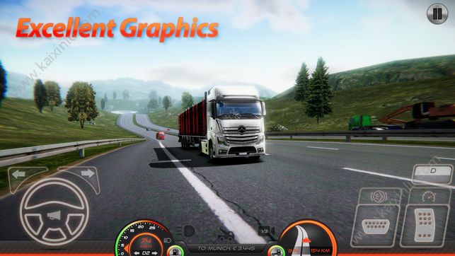 模拟高速公路驾驶游戏模拟中国地图图片4