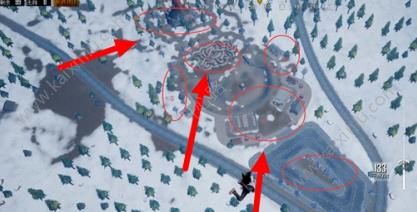 刺激战场怎么空降到恐龙乐园房顶 吃鸡精准的空降在雪地地图的恐龙乐园房顶攻略[视频][多图]图片2
