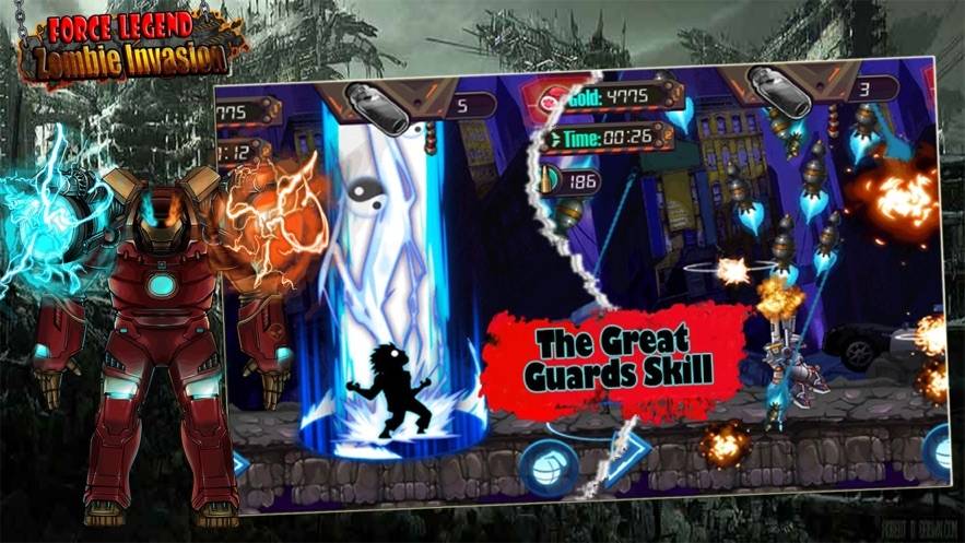 原力传奇僵尸入侵游戏苹果中文版（Force Legend Zombie Invasion）图片3