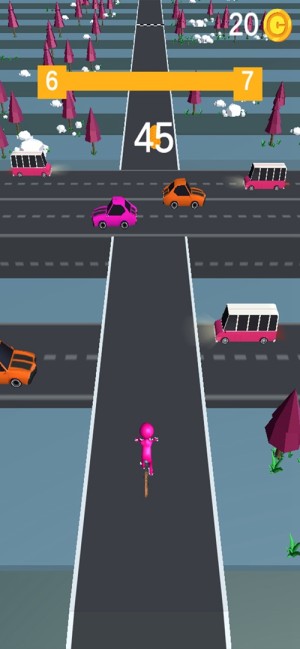 斯蒂克曼自行车赛游戏官方手机版（Stickman Bike Run）图片3