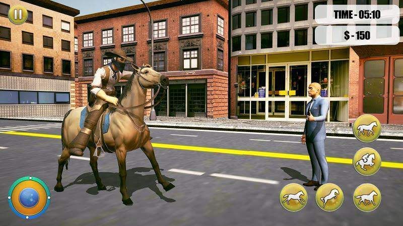 骑马大冒险城市穿梭游戏手机中文版图片3
