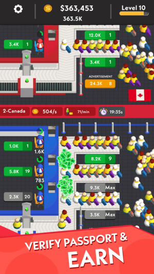 游手好闲的护照大亨游戏官方中文版（Idle Passport Tycoon）图片2