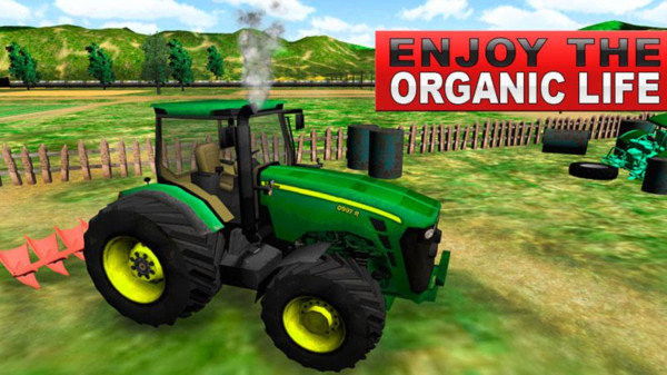 绿色农场拖拉机模拟器游戏中文版apk图片2
