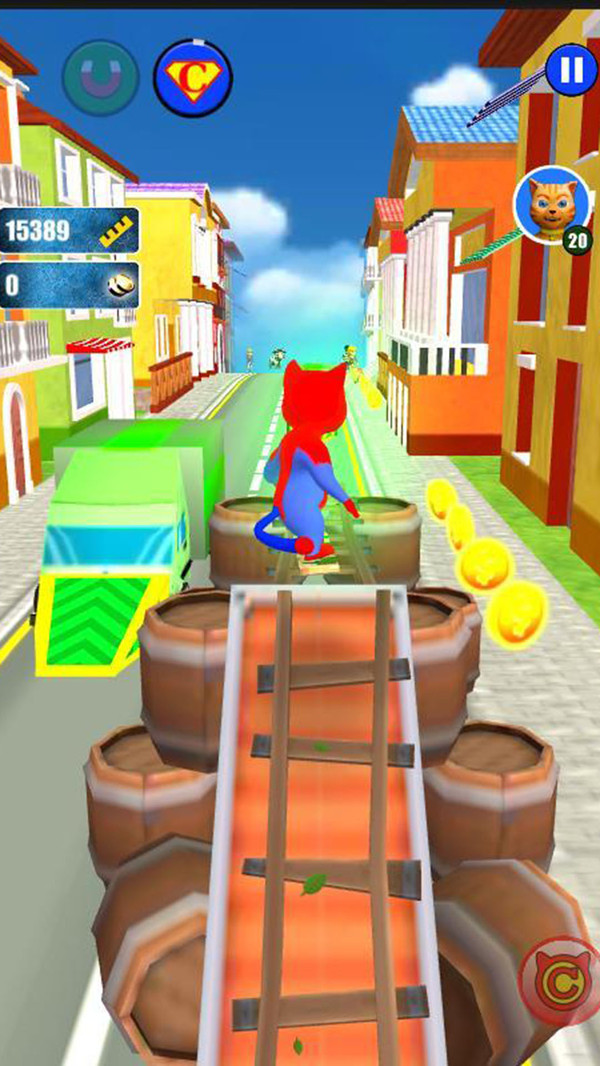 超级英雄猫酷跑最新安卓版图片2
