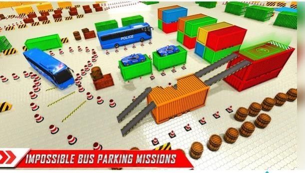 警用巴士停车模拟游戏汉化版apk图片2