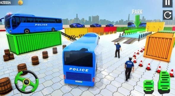 警用巴士停车模拟游戏汉化版apk图片3