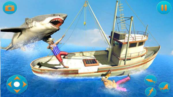 鲨鱼攻击模拟器2020游戏汉化版图片1