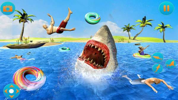 鲨鱼攻击模拟器2020游戏汉化版图片3