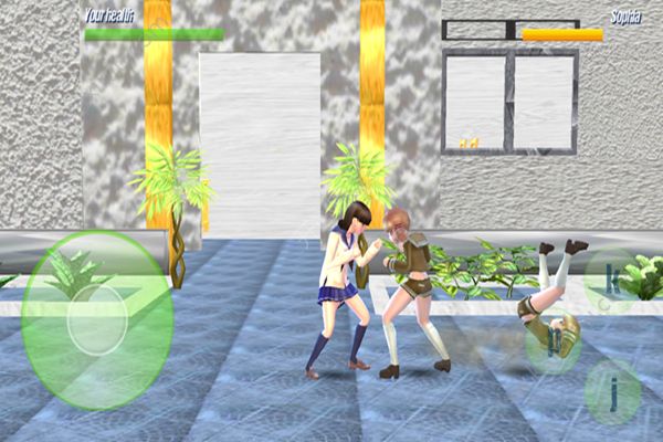 高中女生街的空手道模拟器游戏官方最新版图片3