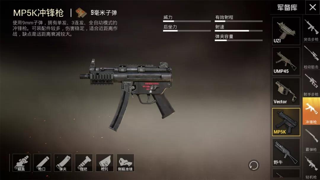 和平精英MP5K冲锋枪在哪刷的多？MP5K使用方法和威力详细一览[多图]