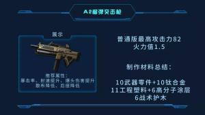 明日之后A2榴弹突击枪怎么制作获得?A2榴弹突击枪特技和使用方法是什么？图片1