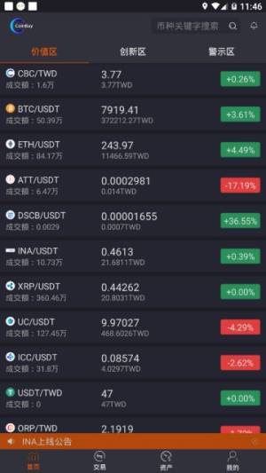 币湾交易所app官方安卓版下载图片2