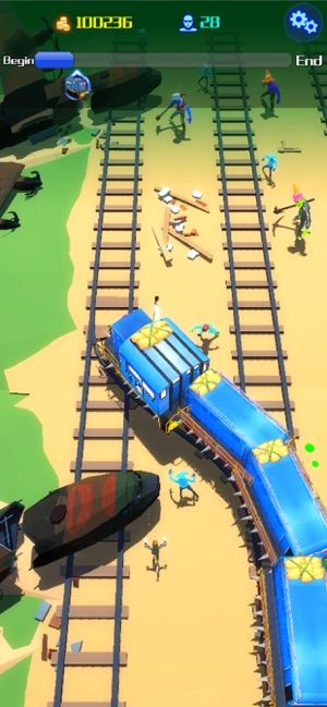 疯狂火车撞僵尸3D游戏官方最新版图片1