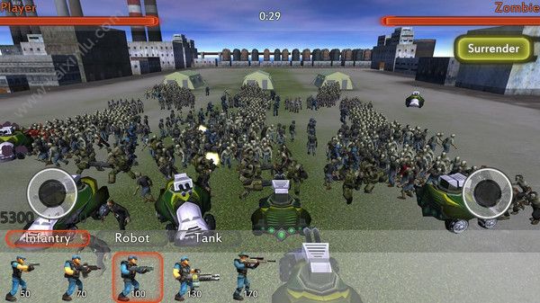 僵尸入侵战争模拟器游戏官方最新版图片1