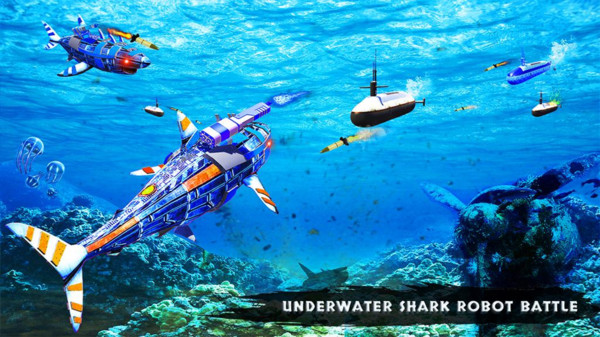 机器人鲨鱼潜艇变形游戏最新版图片2