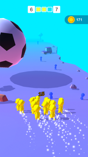 暴走人群3D游戏官方手机版（Mob Run 3D）图片2