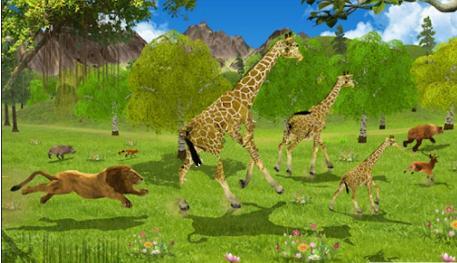 长颈鹿家庭生活丛林模拟器游戏图片1