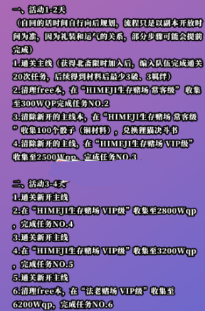 FGO第四期夏活任务完成流程图是什么样的？2020夏活任务攻略图片2
