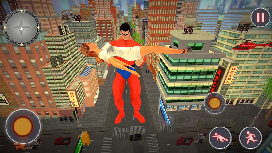 飞行超级英雄救援3D游戏官方中文版（Flying Superhero Rescue 3D）图片2