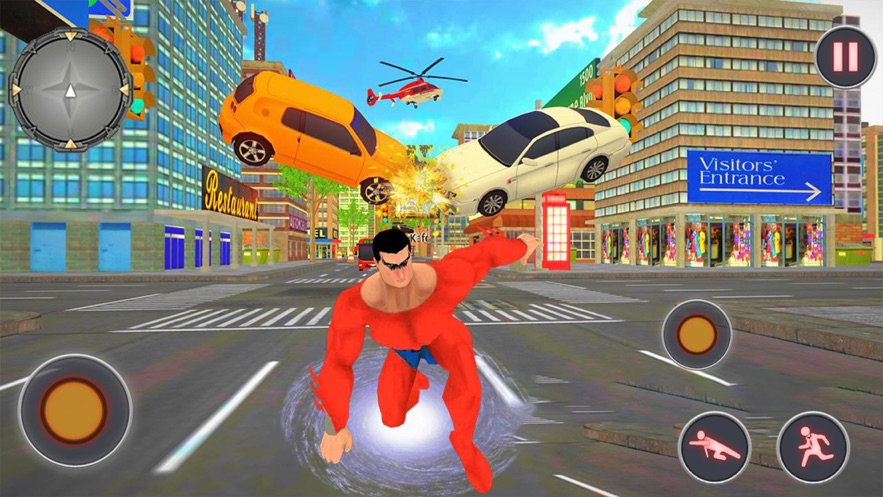 飞行超级英雄救援3D游戏官方中文版（Flying Superhero Rescue 3D）图片1