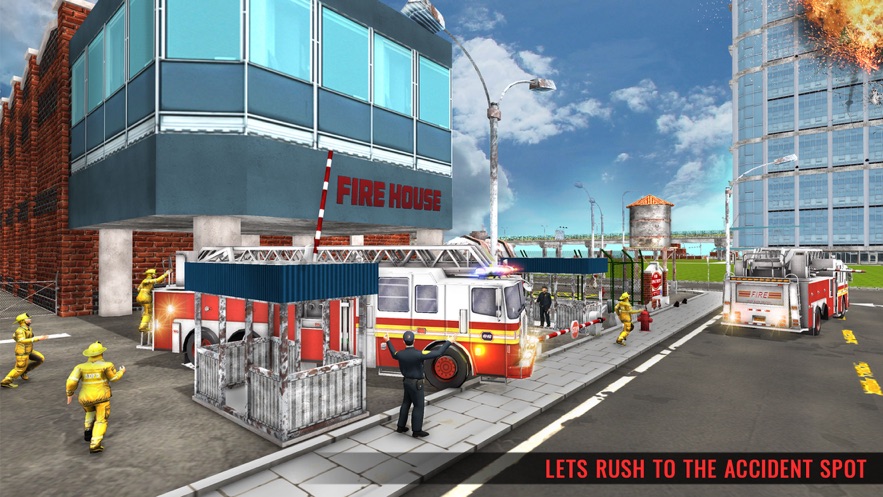 冬季救援消防车游戏官方版图片2