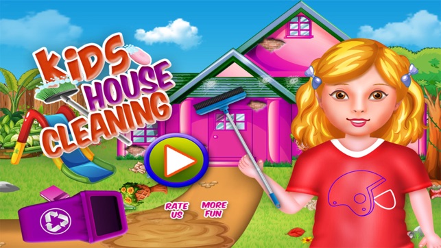 孩子们房子清洁游戏手机app图片2