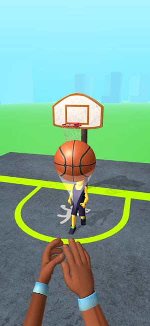 Dribble Hoops游戏手机版（运球篮圈）图片2