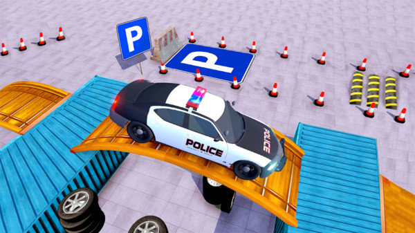 警车驾驶公园挑战赛游戏最新版图片1