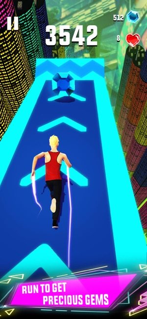 天空跳线跑步3d最新版图片2
