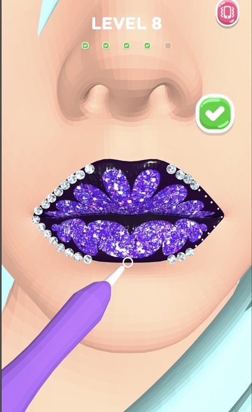 抖音唇部三维艺术游戏中文版（Lip Art 3D）图片4