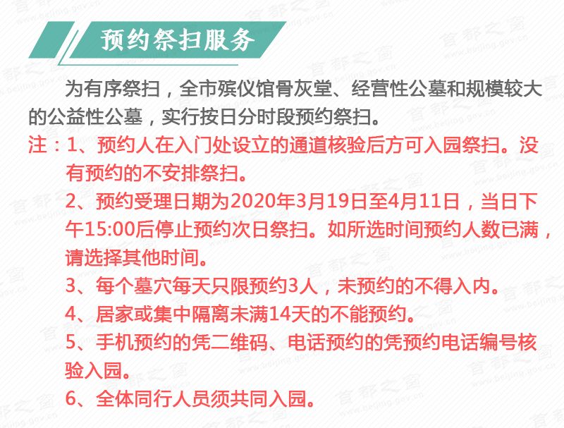 2020北京市清明节网上祭扫服务平台登记入口图片2