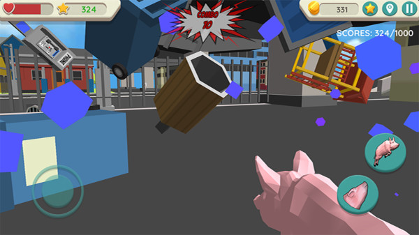 疯狂的猪模拟游戏中文版图片1