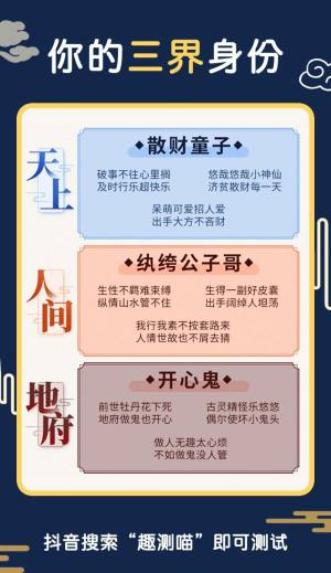抖音你的三界身份测试手机版入口图片1