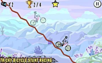 人类疯狂自行车竞速手机游戏（BMX Bike Race）图片1