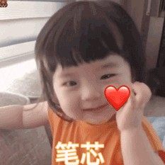 抖音小女孩比心表情包gif动态图片大全无水印免费分享图片2